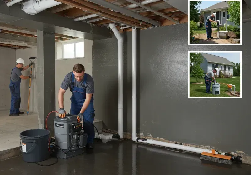 Basement Waterproofing and Flood Prevention process in Lehigh Acres, FL